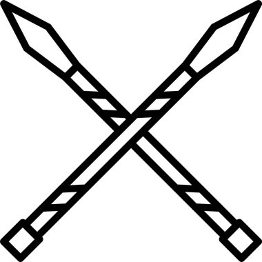 Lance web simgesi vektör illüstrasyonu