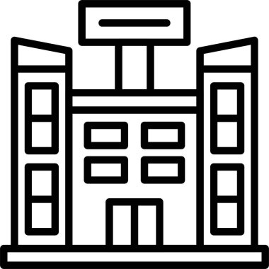 otel web simge vektör çizim