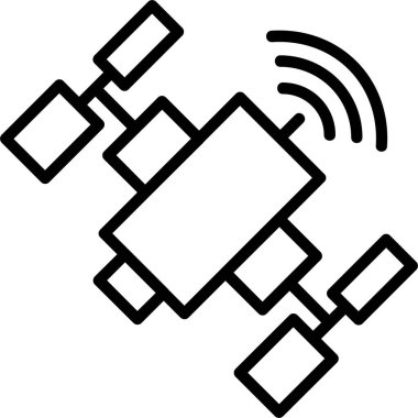 uydu web simge vektör çizim