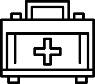 Medic web simgesi vektör illüstrasyonu