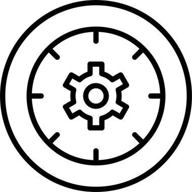 Web simgesi vektör illüstrasyonunu yönet