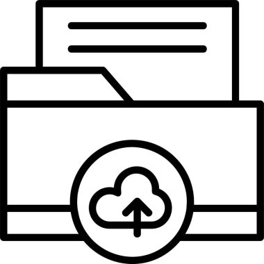 Yedekleme ağ ikonu vektör çizimi