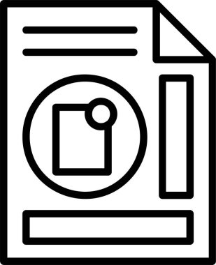 Yeni Dizin Web simgesi vektör illüstrasyonu