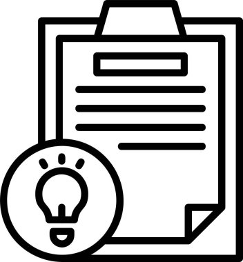 Fikirler web simgesi vektör illüstrasyonu