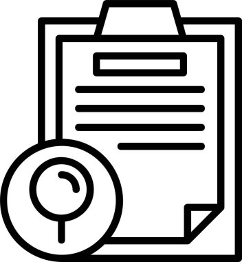 arama web simgesi vektör illüstrasyonu