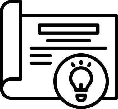 Fikirler web simgesi vektör illüstrasyonu