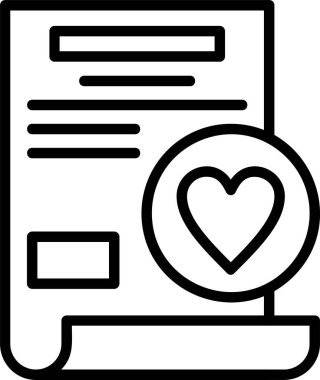 Favori web simgesi vektör illüstrasyonu