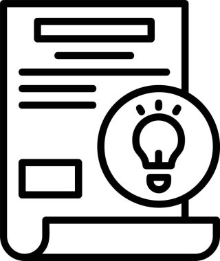 Fikirler web simgesi vektör illüstrasyonu