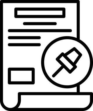 pin web simgesi vektör illüstrasyonu