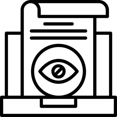 Web simgesi vektör resimlemesini gizle