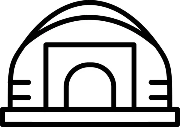 Bunker web simgesi vektör illüstrasyonu