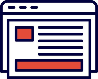 günlük simgesi, vektör illüstrasyonu 