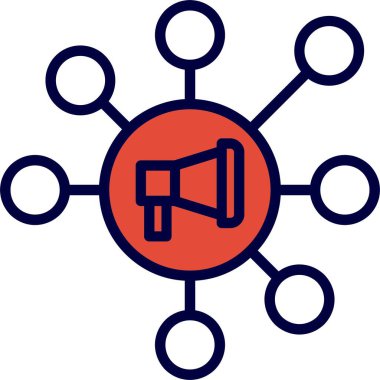 affiliate pazarlama kutsal kişilerin resmi, vektör çizim 