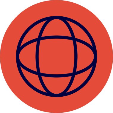 dünya web simgesi vektör illüstrasyonuName