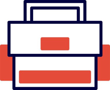 Kamera Torbası web simgesi vektör illüstrasyonu