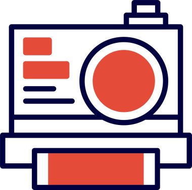 Anlık Kamera simgesi, vektör illüstrasyonu