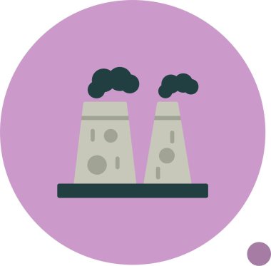 Jeotermal Enerji Ağı vektör çizimi