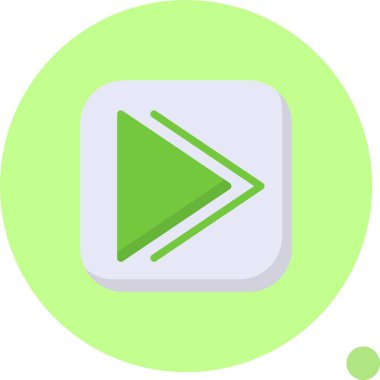 Web simgesi vektör illüstrasyonunu ileri al