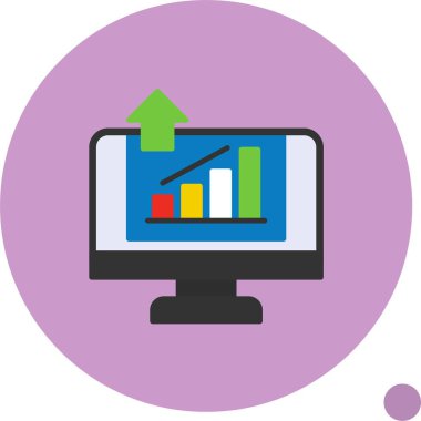 Büyüme Hacking Simgesi, Vektör İllüstrasyonu