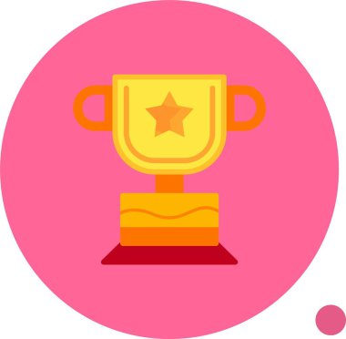 kupa simgesi vektör illüstrasyonu 