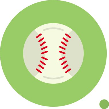 beysbol ikonu vektör illüstrasyonu 
