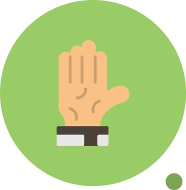 El Web simgesi vektör illüstrasyonunu yükselt