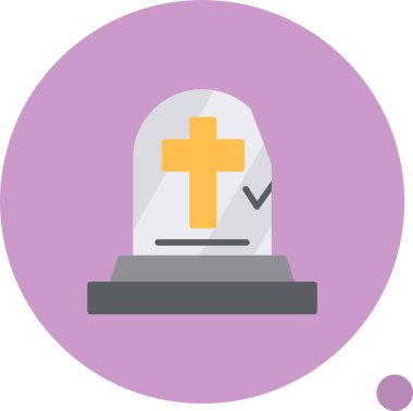 tombstone web simgesi vektör çizimi