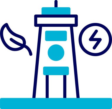 Gelgit Güç ikonu vektör illüstrasyonu 