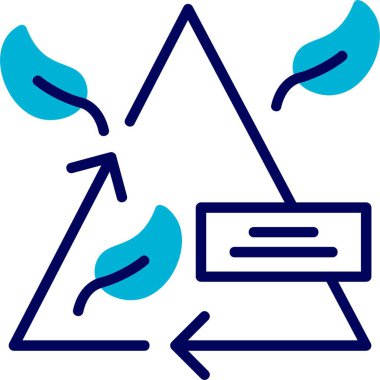 Sıfır Emisyon ikonu vektör çizimi 