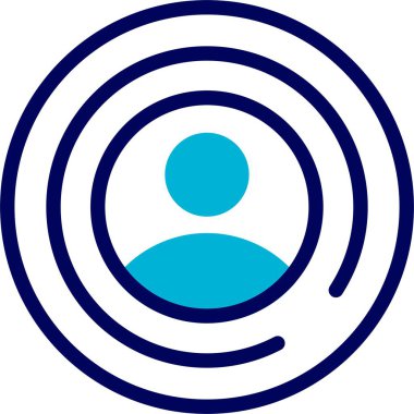 Hesap simgesi vektör çizimim 