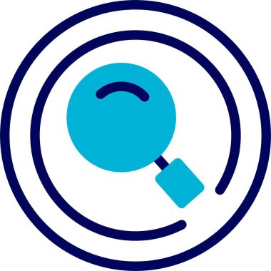 Arama simgesi vektör illüstrasyonu 