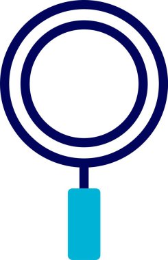 Arama simgesi vektör illüstrasyonu 