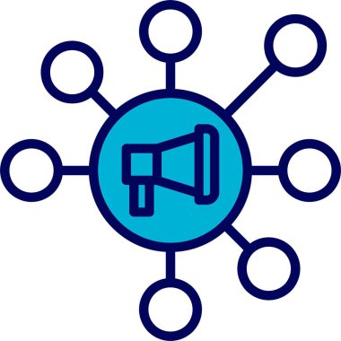 Bağlı Pazarlama Web simgesi vektör illüstrasyonuName