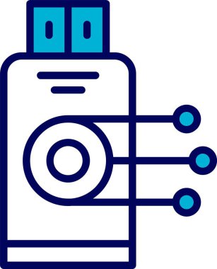 Veri Web simgesi vektör illüstrasyonu sürülüyor