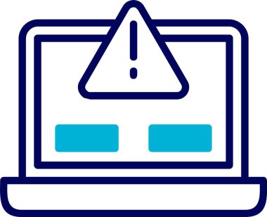 Hata web simgesi vektör illüstrasyonu