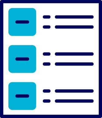 İndeks web simgesi vektör illüstrasyonu