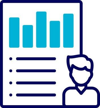 Kullanıcı Senaryoları web simgesi vektör illüstrasyonu