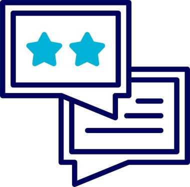 Geri besleme web simgesi vektör illüstrasyonu