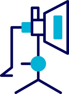 Softbox web simgesi vektör illüstrasyonu