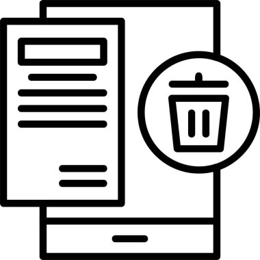 Geri dönüşüm. Web simgesi basit illüstrasyon