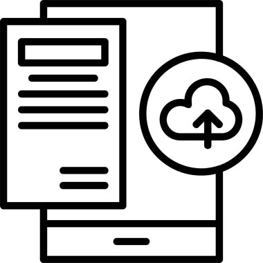 Yedek bilgisayar simgesi. özet vektör illüstrasyonu