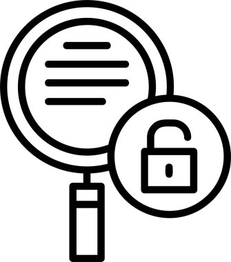 Bilgisayar simgesine eriş. vektör illüstrasyonu