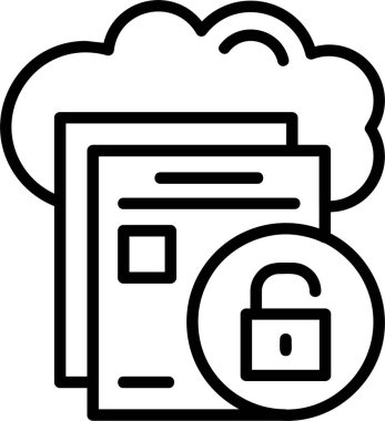 Bilgisayar simgesine eriş. vektör illüstrasyonu