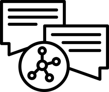 Paylaş. Web simgesi basit illüstrasyon