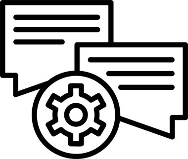 Ana hatlar biçiminde web tasarım geliştirme simgesi, vektör illüstrasyonu