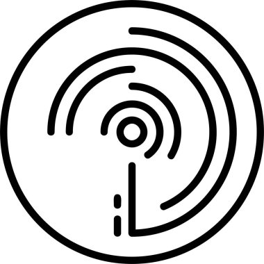 Tahmin edilen Model simgesi, vektör basit illüstrasyon