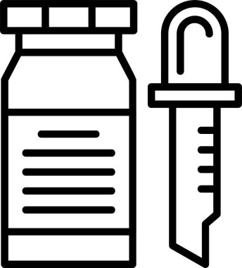 Tıbbi simge, vektör basit illüstrasyon