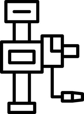 Simgeyi kopyala, vektör illüstrasyonu