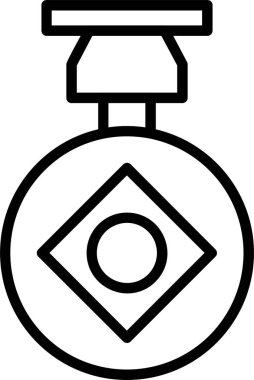 Oyun Ödülleri simgesi, vektör basit illüstrasyon