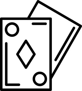 Kart simgesi, vektör basit illüstrasyon